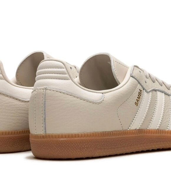 Adidas OG Women’s Sambas in Aluminum/Chalk White/Wonder Beige - Picture 1 of 6